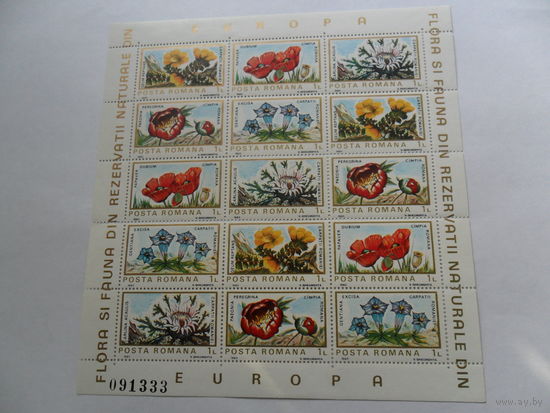 Румыния, флора