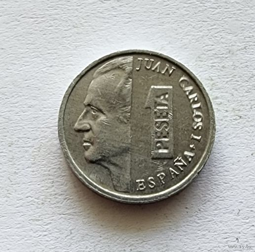 Испания 1 песета, 1989
