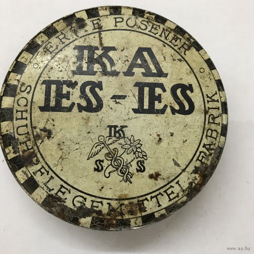 Банка .сапожный крем.Германия  вмв.