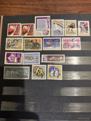 Лот чистых марок СССР 1963 год