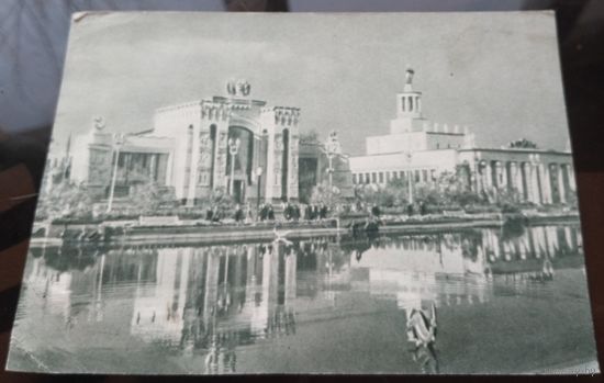 1955 год Москва ВСХВ Павильоны Поволжья и Белоруссии