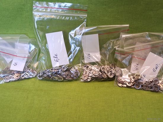 Резисторы подстроечные разных номиналов (СССР)