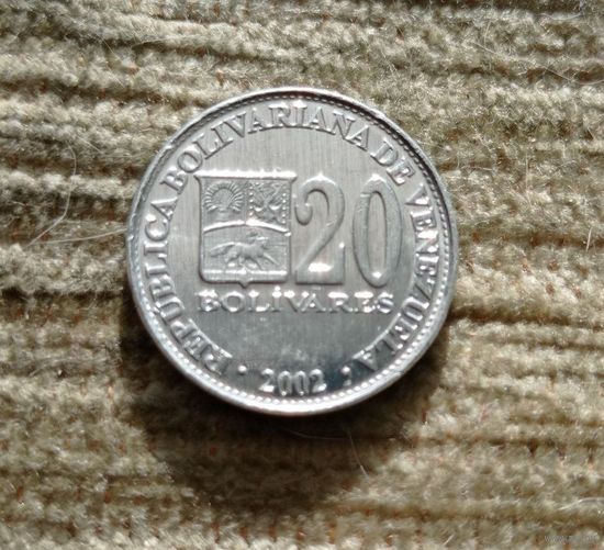 Werty71 Венесуэла 20 боливаров 2002