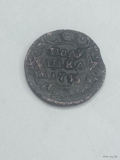 Российская империя полушка 1735 года .