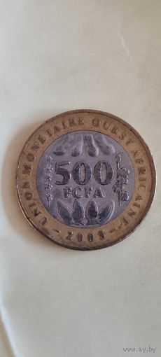 Западная Африка 500 франк 2005