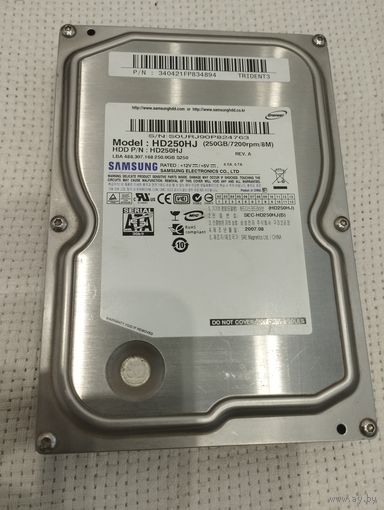 Жёсткий диск HDD 250Gb SAMSUNG HD250HJ