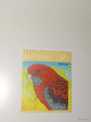 Австралия год 1987.  изображающая Красную розеллу.