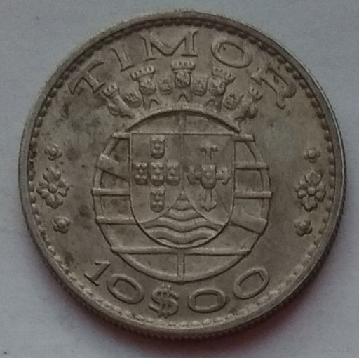 Португальский Тимор 10 эскудо 1970 г.