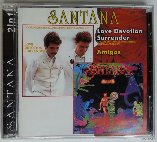 CD Carlos Santana / Mahavishnu John McLaughlin, Santana – Love Devotion Surrender / Amigos