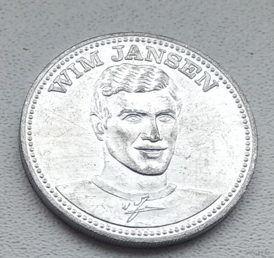 Нидерланды Шел,Футбол,Сборная Wim Jansen 1970 D-29mm 5-2-10