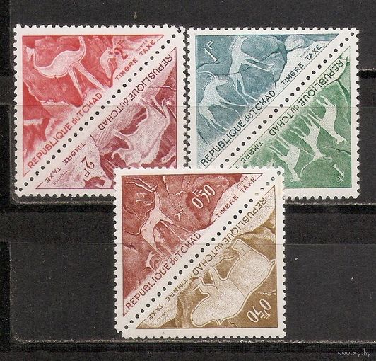 ФФ2 Чад 1962 Наскальные изображения животных