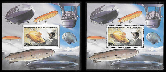 1980 Джибути  Цеппелин    MNH