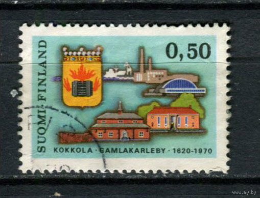 Финляндия - 1970 - 350-летие г. Коккола - [Mi. 681] - полная серия - 1 марка. Гашеная.  (Лот 193AO)