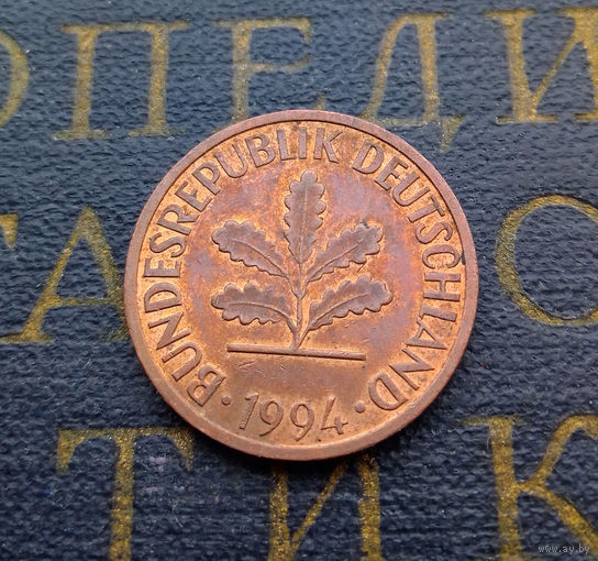 2 пфеннига 1994 (J) Германия ФРГ #03