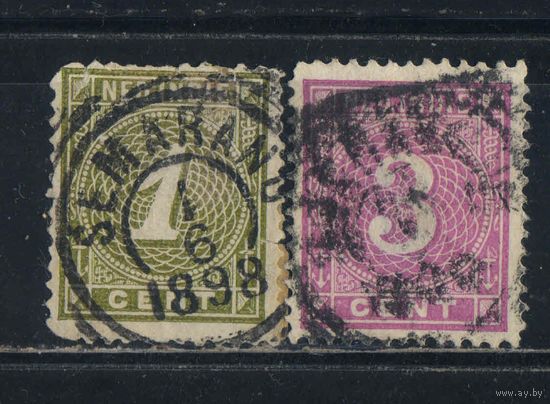 NL Колонии Нидерландская Индия 1883 Номинал Стандарт #17,20