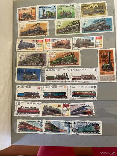 Марки тематики техника