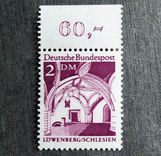 Марка Германия 1966 год Стандарт Архитектура
