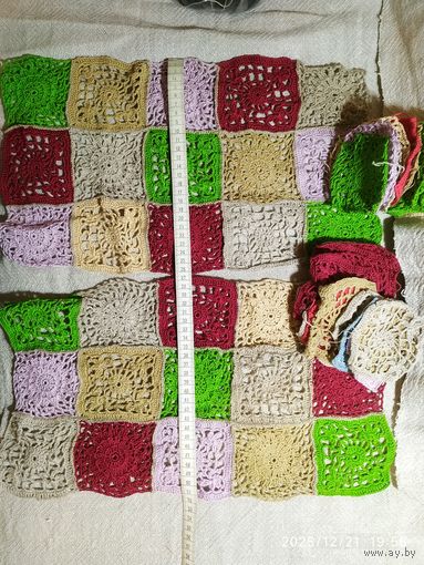 Скатерть. Недовяз..Крючком.