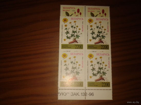 Беларусь 1996 растение с заказом