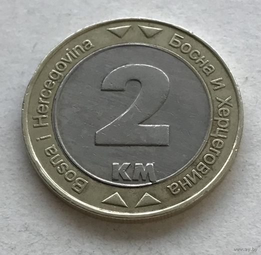Босния и Герцеговина 2 марки 2008 биметалл