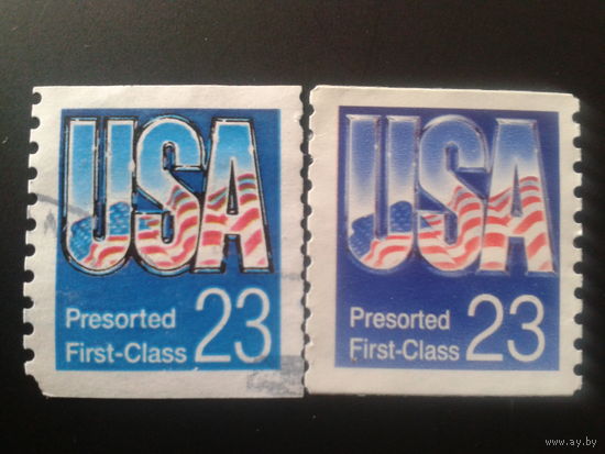 США 1992 стандарт, флаг полная серия
