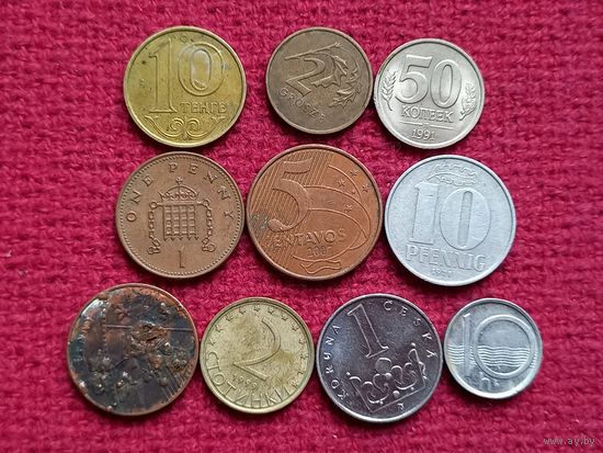 Лот монет Мира