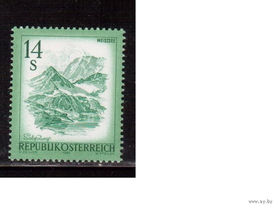 Австрия-1982,(Мих.1696) ** ,  Стандарт, Австрия
