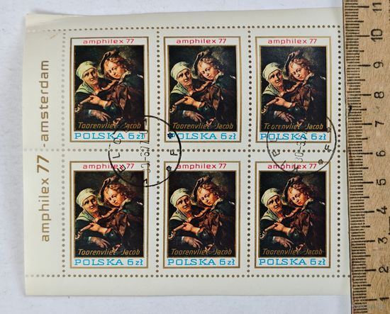 Марка блок Польша