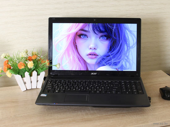 Ноутбук Acer Aspire, Pentium P6200, 6Gb RAM, SSD