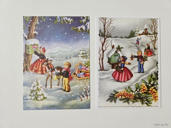 Белпочта 2024  С новым годом Цена за две