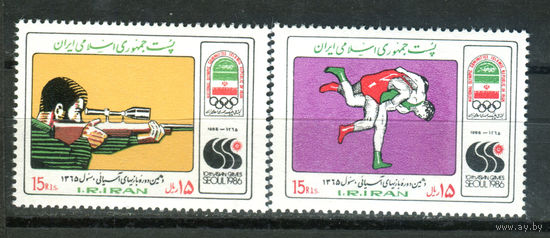Иран  - 1986г. - Азиатские игры - 2 марки - полная серия, MNH [Mi 2186-2187]. #O-Se-Z-1-10