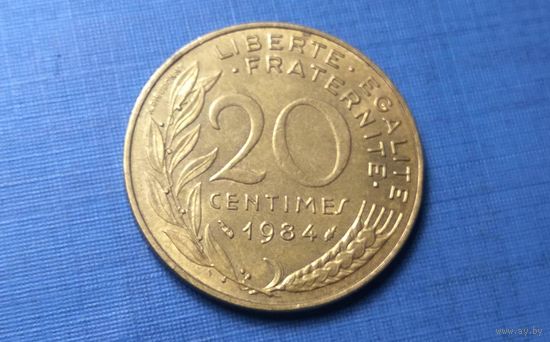 20 сантимов 1984. Франция.