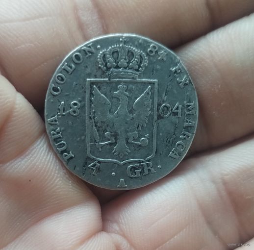 4 гроша 1804 г нечастая монета