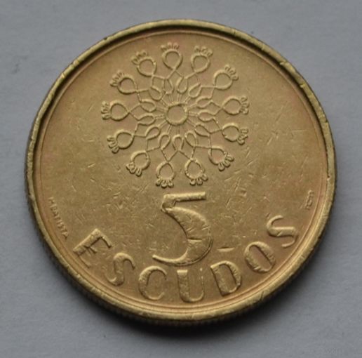 Португалия, 5 эскудо 1990 г.
