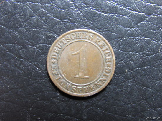 Германия. 1 пфенниг. 1924J. С 20 копеек. Распродажа коллекции. Смотрите другие лоты.