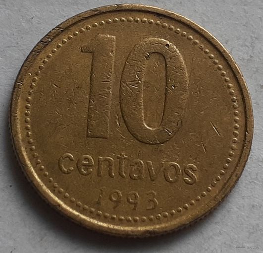 Аргентина 10 сентаво, 1993 (10-1-18)