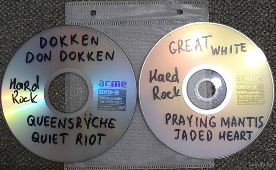 DVD MP3 дискография - DOKKEN, Don DOKKEN, QUEENSRYCHE, QUIET RIOT, GREAT WHITE, PRAYING MANTIS, JADED HEART - 2 DVD