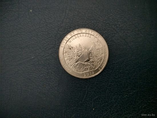 25 центов 2019 г.Резерват им. Франка Черча Айдахо.D.