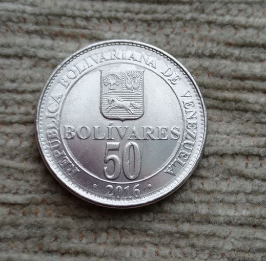 Werty71 Венесуэла 50 боливаров 2016
