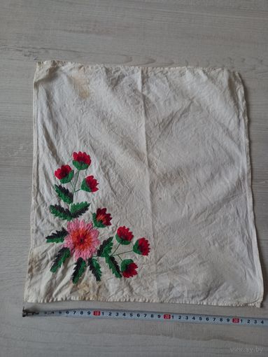 Вышивка салфетка старинная