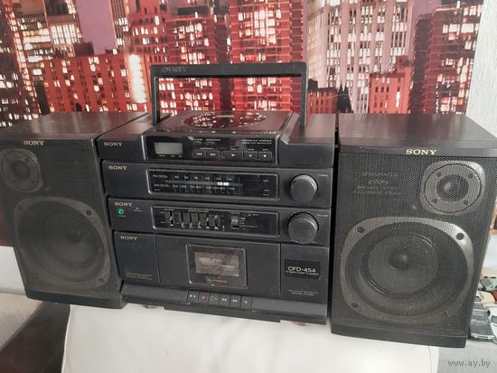 CD RADIO CASSETTE CORDER SONY CFD-454