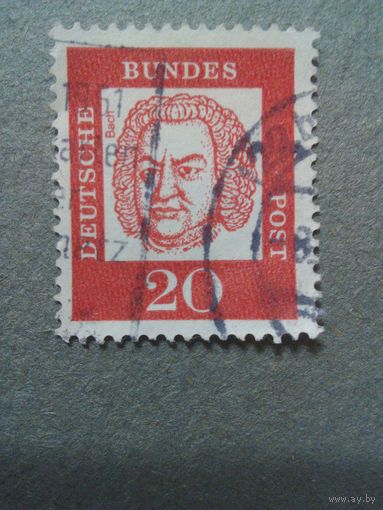 ФРГ..Стандарт. 1961г. гашеная