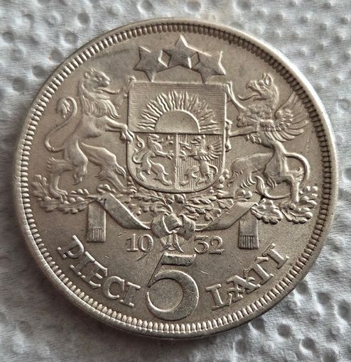 Латвия 5 лат 1932