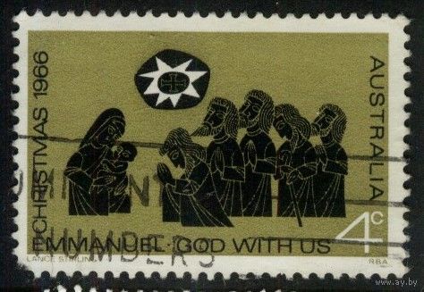 Австралия - 1966 [Mi. 383] Гашеная (AU08)