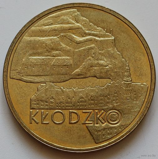 Польша 2 злотых 2007 год "Древние города Польши - Клодзко"