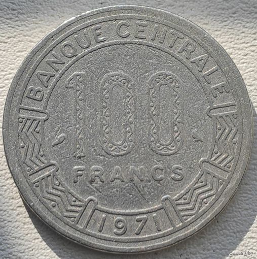 Камерун 100 фраков 1971