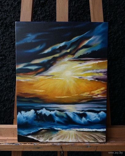 Картина маслом, пейзаж