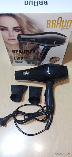 Профессиональный Braun Фен BR-9200 с насадками