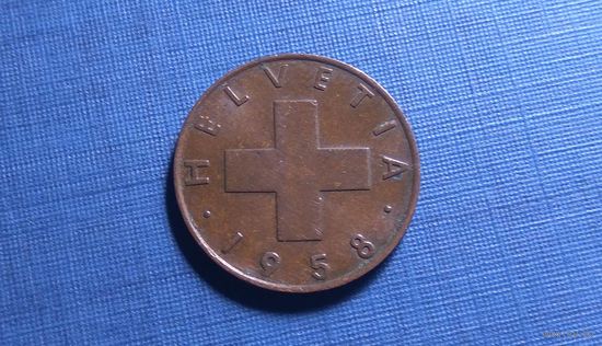 1 раппен 1958. Швейцария.
