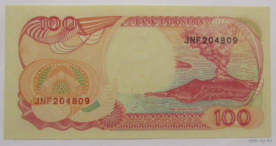 Индонезия 100 рупий 1992 г UNC